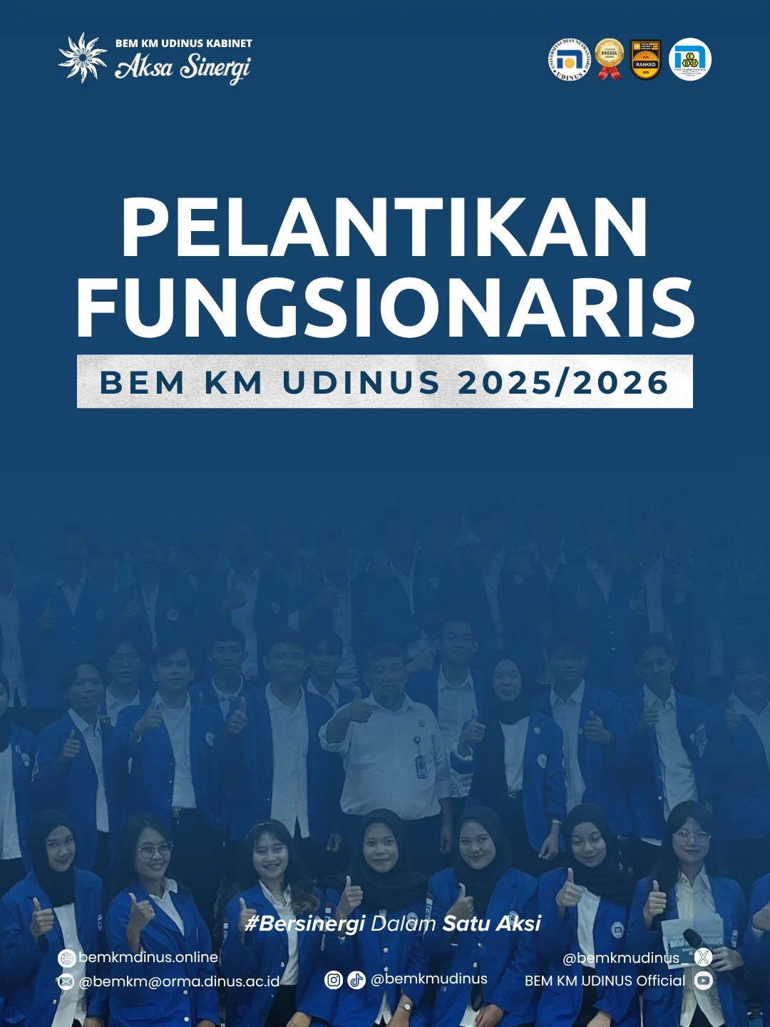 PELANTIKAN FUNGSIONARIS BEM KM UDINUS 2025/2026